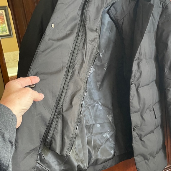 Men's Black Quilted Jacket - Picture 2 of 7